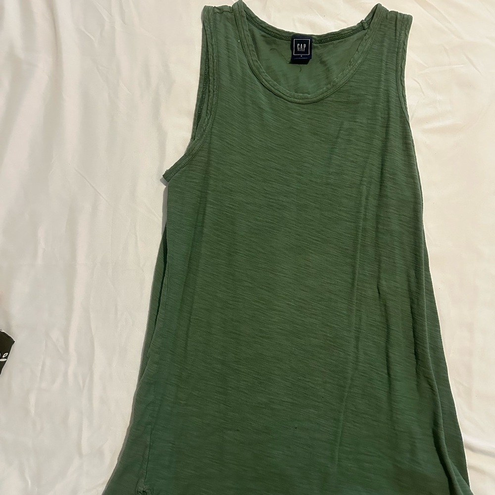 GAP Women's Olive Tank Top